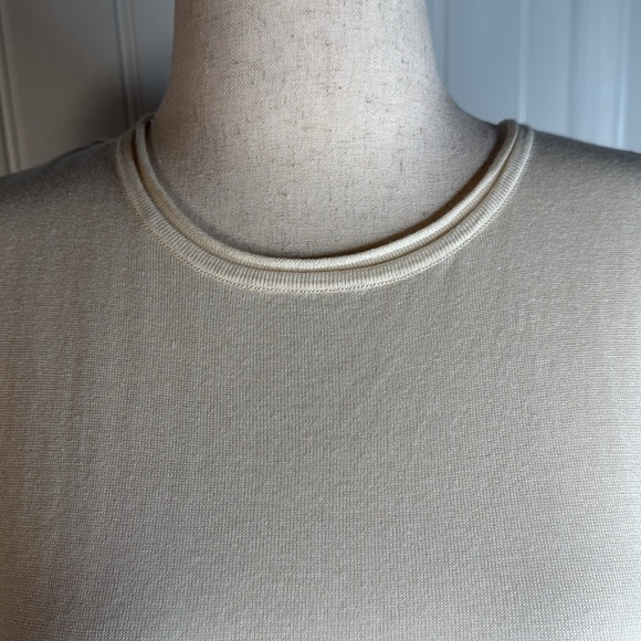Ralph Lauren Cream Sleeveless Top Relaxed Fit Ivory Sz 2X - Picture 7 of 12